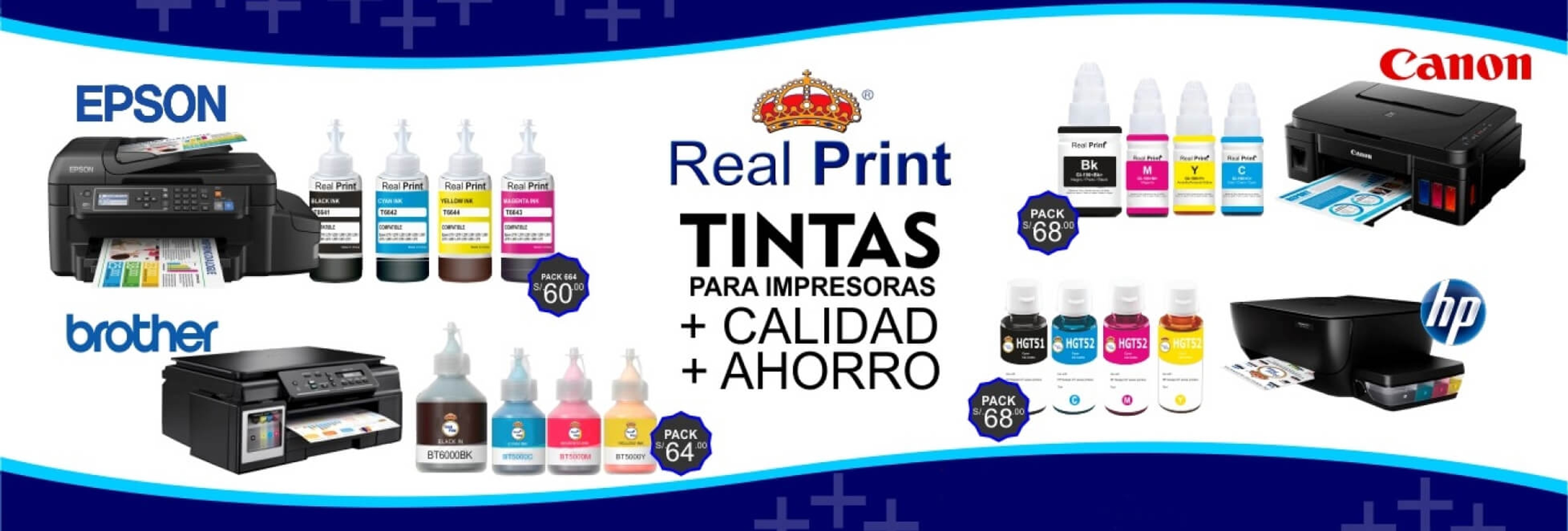 Tintas, impresoras y suministros para impresión