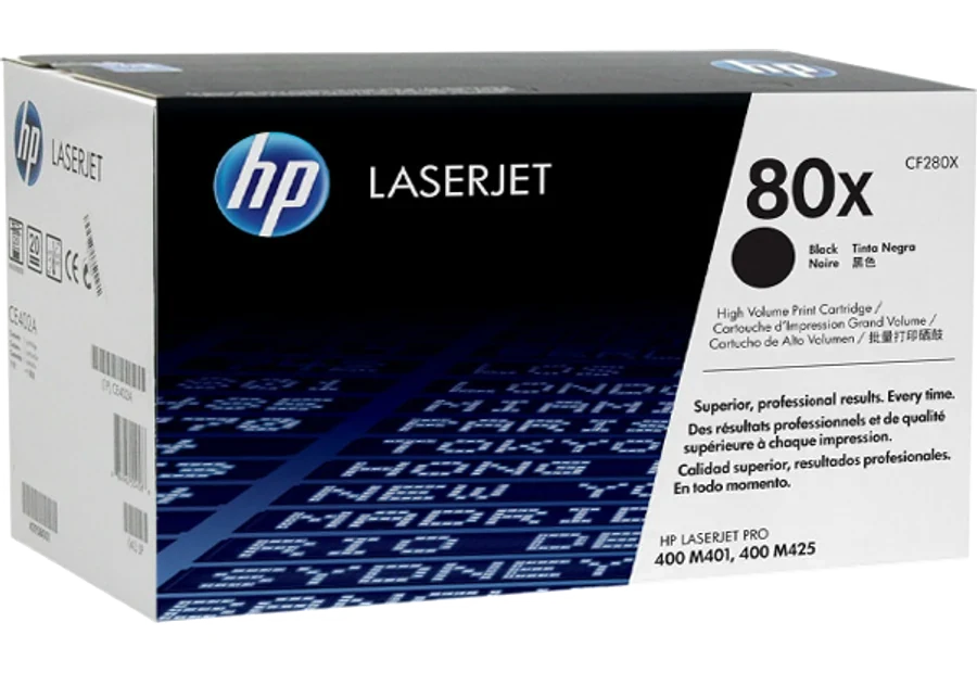 Tóner original HP LaserJet 80X negro